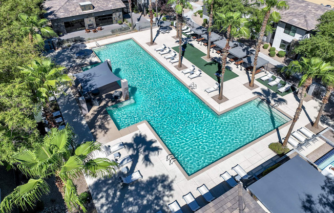 swimming pool at Avora apartments