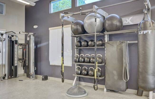 Fitness Center with Separate Spin Room, at Park Pointe, El Cajon, 92019