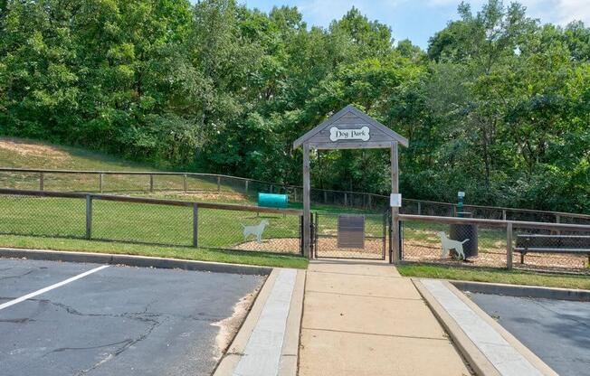 private dog park Forest Woods Apartments