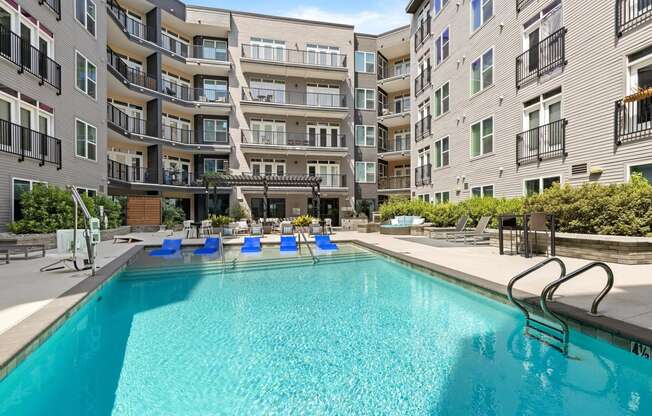 Pool View at The Dartmouth North Hills Apartments, North Carolina, 27609