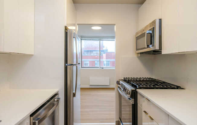 Kitchen with Stainless Steel Appliances
