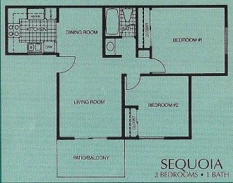 2 beds, 1 bath, 754 sqft, $1,665