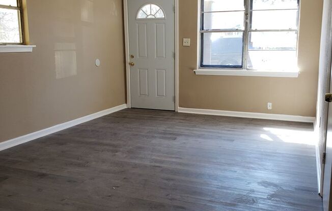 Nicely updated home with large kitchen and living room!