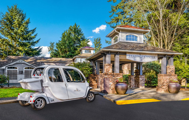 Leasing Office Exterior at Arcadia Townhomes, Federal Way