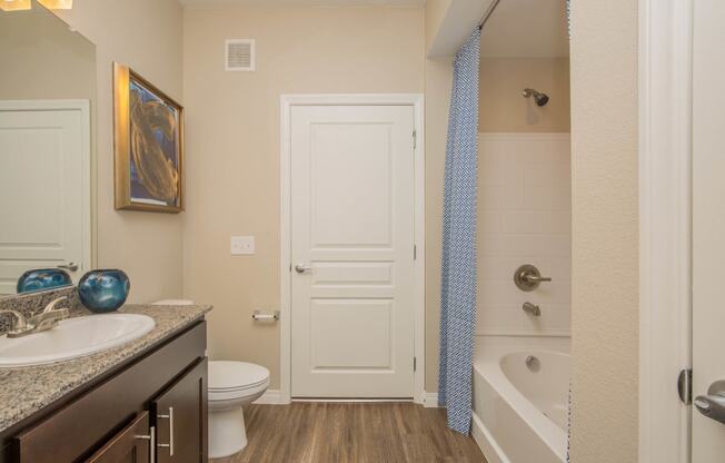 Bathroom With Bathtub at The Passage Apartments by Picerne, Nevada, 89014