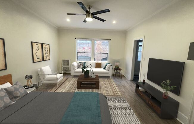 Studio, 1 bath, $1,300, Unit 202