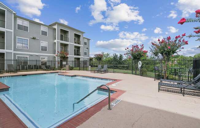 the swimming pool at the preserve apartments at St. Augustine Estate, Dallas, 75227