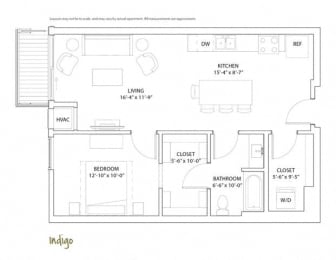 1 bed, 1 bath, 760 sqft, $1,789