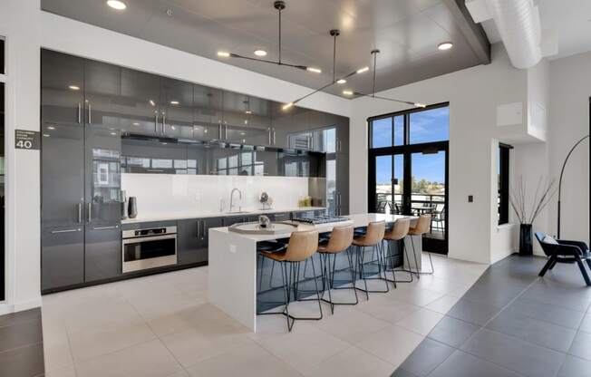 Harbor Sky Clubhouse Kitchen