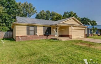 Ranch Style 3-Bedroom, 2-Bathroom Home with Attached Garage