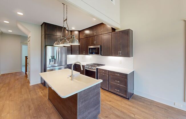 Stylish Veridian Townhome with Main-Level Primary Suite, Large Kitchen Island and Covered Back Patio