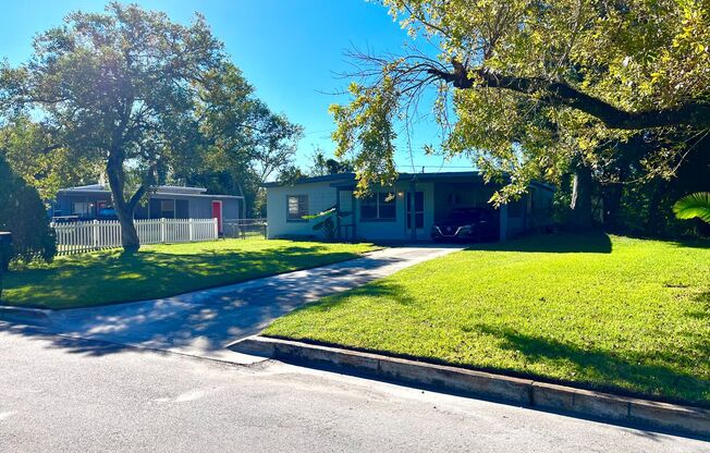 Lawn Service included with this 2BR/1BA w/Carport, Office, and Bonus Room