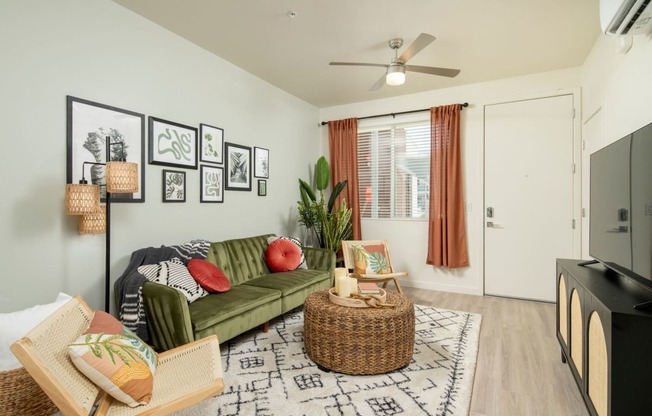 Living Room at Streamliner 67th in Phoenix Arizona