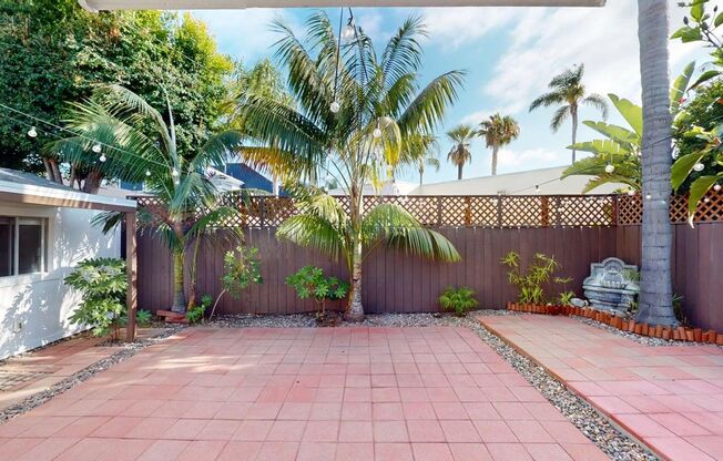 Rare and Private Coronado Back House with Expansive Patio plus Casita