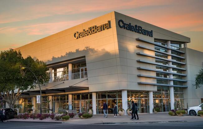 Transform your home with Crate & Barrel at Kierland Commons.