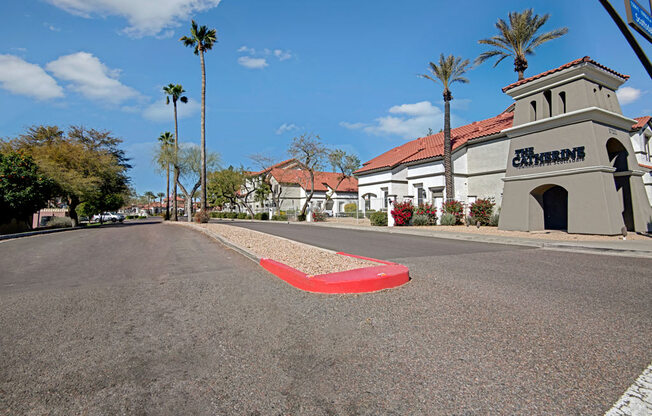 Entrance and Monument Sign | The Catherine Townhomes in Scottsdale
