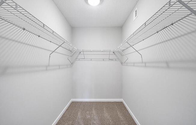 HUGE CLOSETS THROUGHOUT