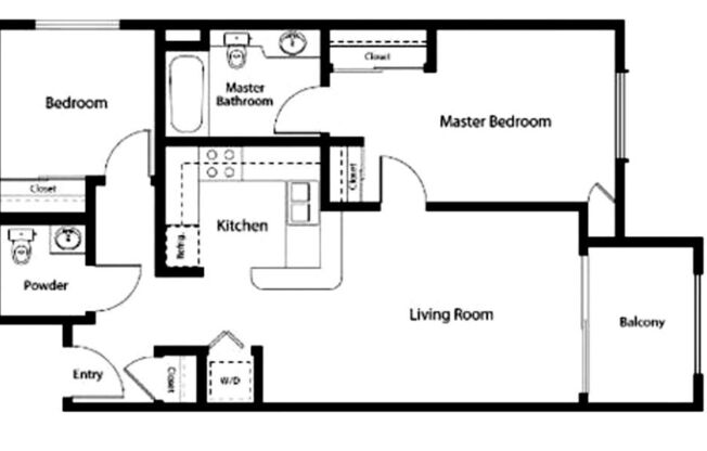 2 beds, 1.5 baths, 807 sqft, $2,700