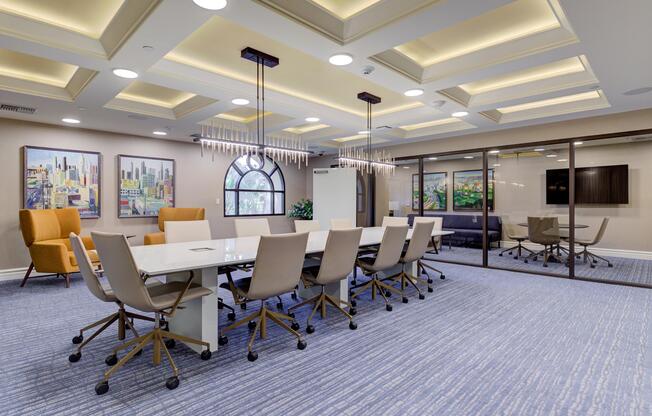 a large room