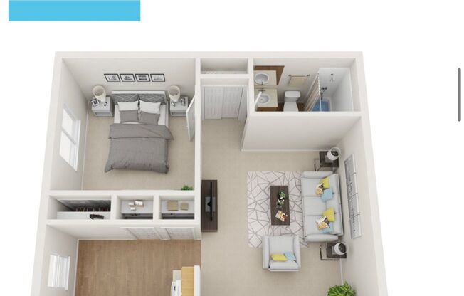 1 bed, 1 bath, $1,295, Unit 3250-17