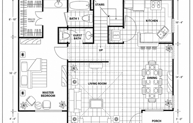 3 beds, 3.5 baths, $2,600, Unit # 804