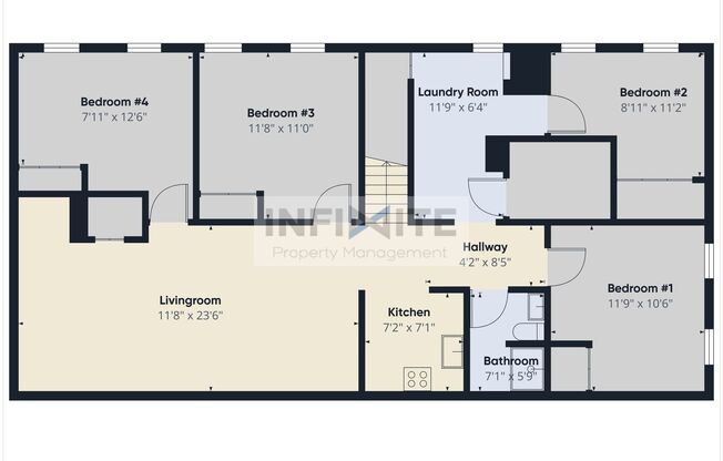 Spacious 4-Bedroom Apartment Just 4 Blocks from MSU!