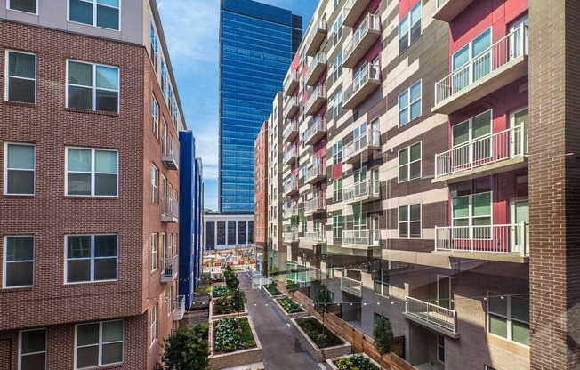 Building exterior at The Whit Apartments, Indianapolis, IN