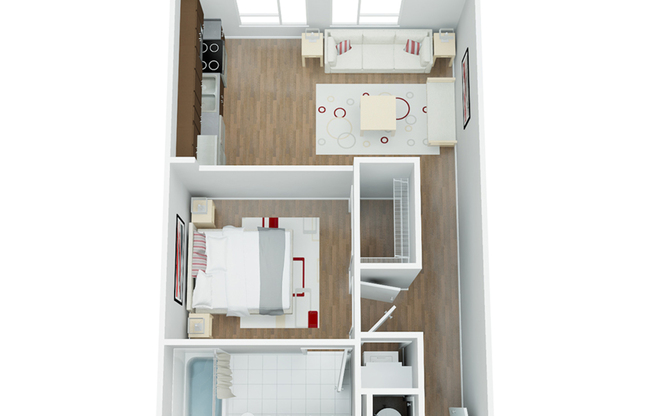 1 bed, 1 bath, 654 sqft, $1,498