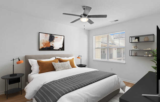 Bedroom with Hard Surface Flooring