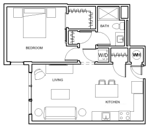 1 bed, 1 bath, 675 sqft, $1,699