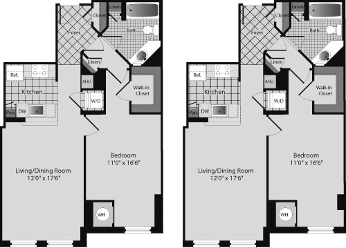 1 bed, 1 bath, 740 sqft, $3,168, Unit 526