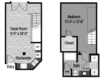 1 bed, 1 bath, 708 sqft, $1,730