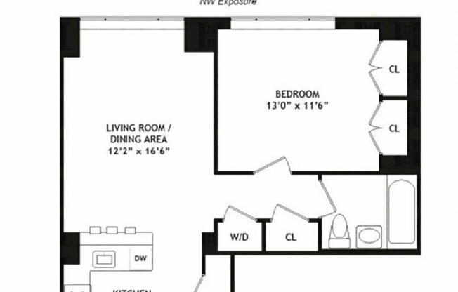 1 bed, 1 bath, 678 sqft, $4,595, Unit 14D
