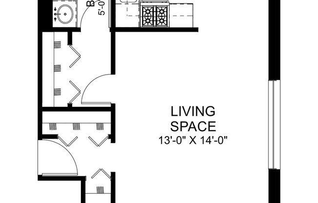 Studio, 1 bath, $1,495, Unit 261