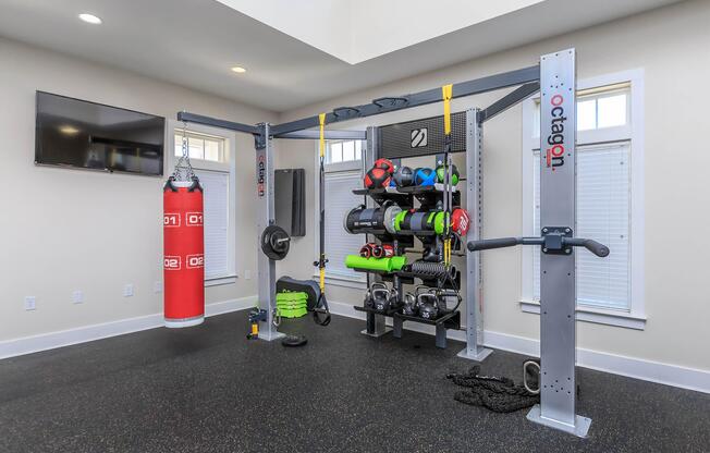 Get In Shape At Riverstone Apartments at Long Shoals In Arden, NC 