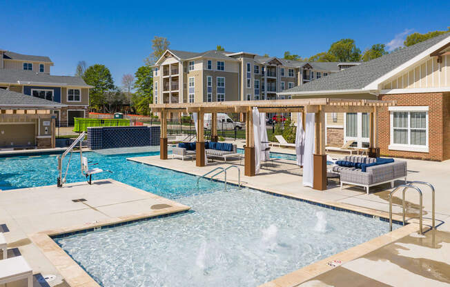 take a dip in our resort style swimming pool at The Bend Arbordale, Virginia