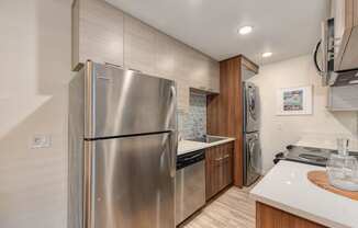 Updated Kitchen With Stainless Steel Appliances  at Canyon Terrace Apartments, Folsom, CA