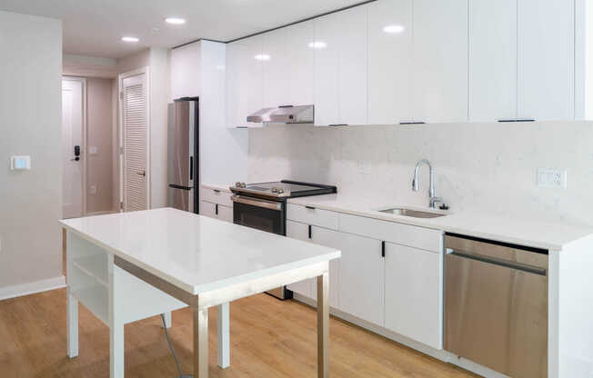 Kitchen with Stainless Steel Appliances