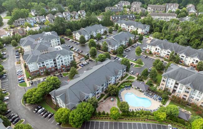 Aerial View of Exterior Building