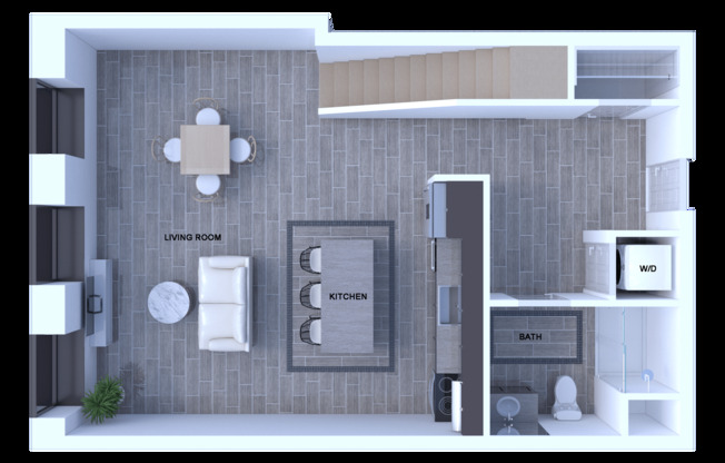 2 beds, 3 baths, 1,291 sqft, $2,520, Unit 1203