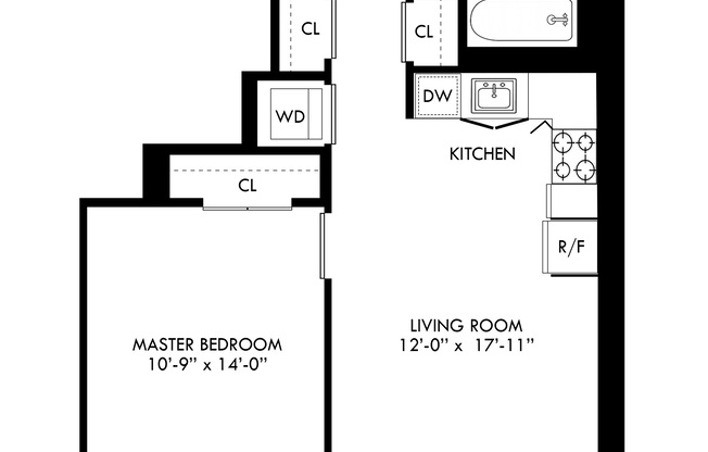 1 bed, 1 bath, $4,035, Unit 3F