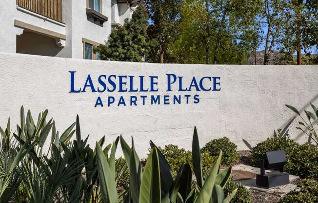 Monument Sign at Lasselle Place, Moreno Valley, California