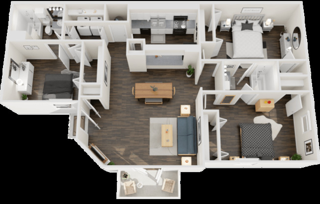 3 beds, 2 baths, 1,199 sqft, $1,870