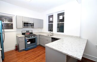 Large built 2 bed, 1 bath apartment is located in Brewerytown