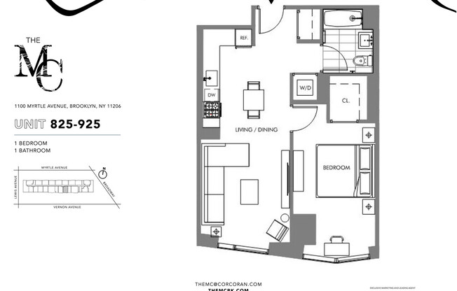 1 bed, 1 bath, $3,499, Unit 925