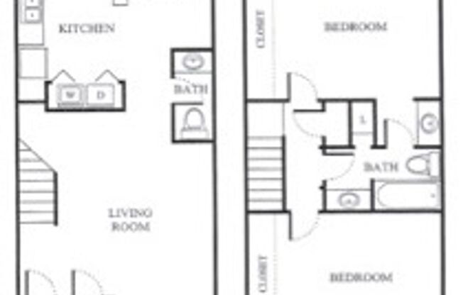 2 beds, 1.5 baths, $900, Unit # 1615