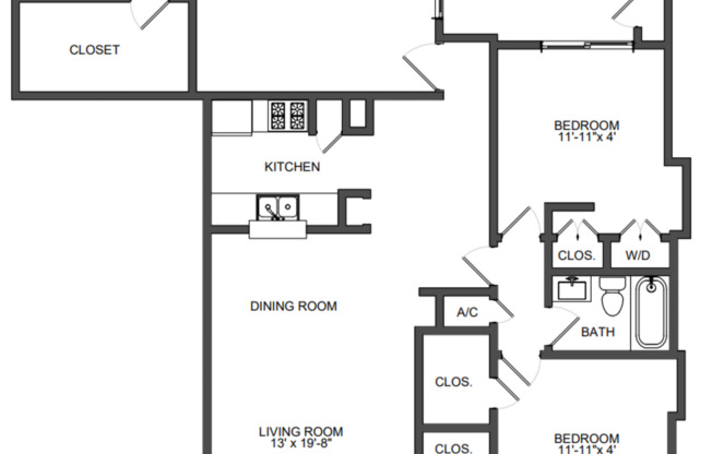 3 beds, 2 baths, 1,200 sqft, $1,845