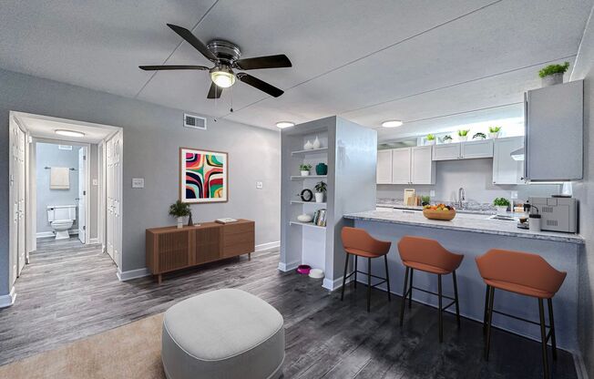 2 beds, 1 bath, 980 sqft, $1,493, Unit 25H