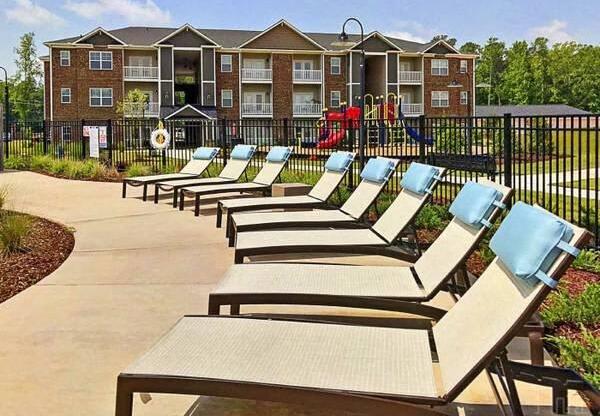 Pool Lounge at Stallings Mill Apartments, Clayton, NC