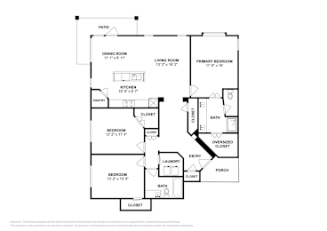 3 beds, 2 baths, 1,415 sqft, $1,827